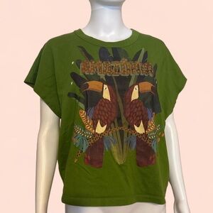 Farm Rio Green Amazonia Graphic T-Shirt